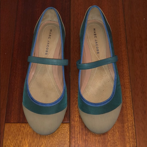 Marc Jacobs Fabric Flats with Textured Toe & Back - Picture 1 of 8